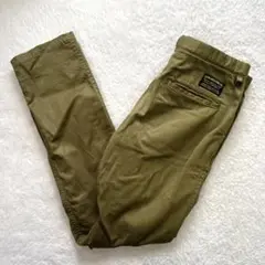 アルファインダストリーズ カーキ　パンツ　オリーブカラー　Sサイズ