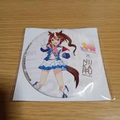 ※ウマ娘　缶バッジ　プリティーダービー　トウカイテイオー　新冠町観光協会