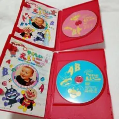 アンパンマン　やさしいえいご　英語　DVD ２枚セット　vol.1 vol.2