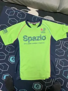 Spazio 蛍光グリーン 半袖シャツ