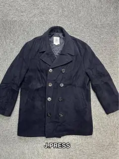 【値下げ可】コート アウター ジャケット ネイビー 古着 メンズ レディース