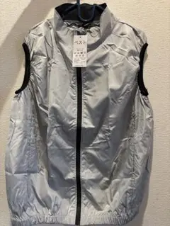 シルバーの空調服、3Lサイズ