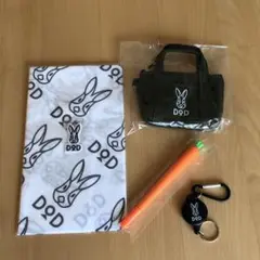 DOD リール付きカラビナ ミニトートバッグ 手ぬぐい ワッペン 非売品