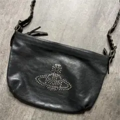 【人気】Vivienne Westwood オーブ スタッズ レザー バッグ