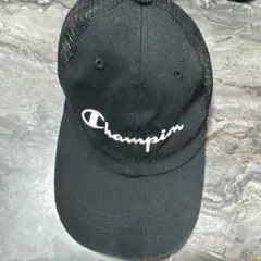 Champion メッシュバックキャップ 黒　53〜55