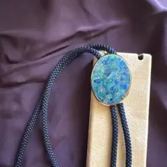 モザイクオパールループタイ新品未使用