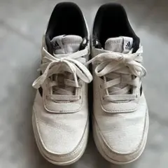 adidas スニーカー ホワイト/ブラック　23cm キッズ