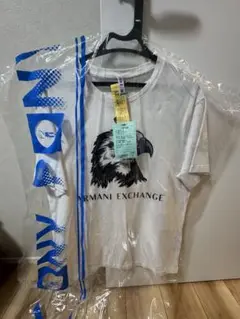 【A|X アルマーニ エクスチェンジ】イーグルデザイン　半袖クルーネックTシャツ