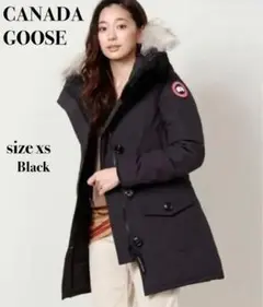 美品✨CANADA GOOSEカナダグースBRONTE ブラック xs