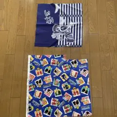 和風デザインとキャラクター柄の生地セット