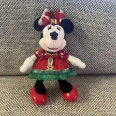ディズニー　ミニーちゃん　ぬいぐるみバッジ