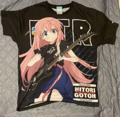 後藤ひとり 描き下ろし両面フルグラフィックTシャツ ブラック Mサイズ