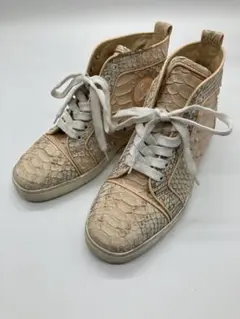 Christian Louboutin クリスチャンルブタン パイソンハイカット