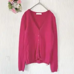 良品★ 【UNIQLO】 カシミヤ100% Vネック カーディガン (Ｍ)