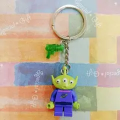 エイリアン★リトルグリーンメン★トイストーリー★ブロックキーホルダー★アメキャラ