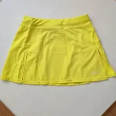 ASICS イエロースリットスカート