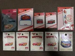 カーズ ワッペン&ネームシール 10点セット