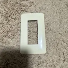 ホワイト 長方形 スイッチカバー