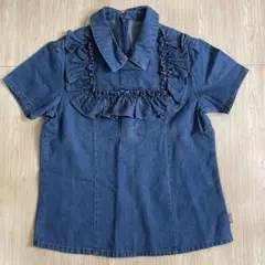 新品　フェフォセット　デニム　ブラウス　150