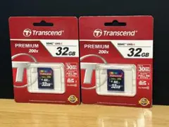 Transcend SDカード SDHC TS32GSDHC10 × 2枚
