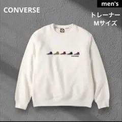 CONVERSE スニーカー刺繍 クルーネックスウェット