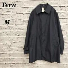 R4288 Tern【M】 美品 未使用品 ナイロンコート 撥水 撥油 ネイビー