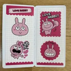 にしむらゆうじ きゃらくたぶるステッカーズ 「ラブラビット」【4日限定価格】