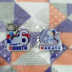 中日ドラゴンズ　ダイカットキーホルダー　中田選手