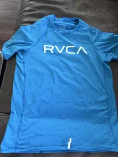 RVCA ラッシュガード M 青 UV保護