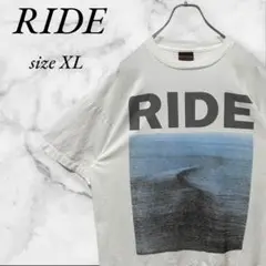 RIDE Nowhere ライド Tシャツ 白　XL
