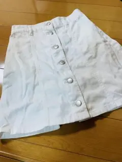 白ホワイト ミニスカート ハイウェスト❤️レディース