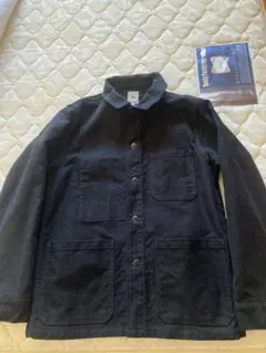 FOB FACTORY モールスキンカバーオール 黒 サイズ3