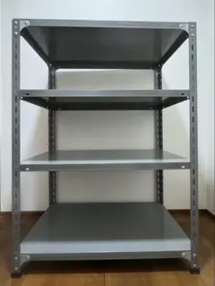 D&DEPARTMENT 工業用スチールシェルフ　4段・グレー