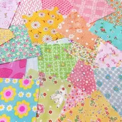 可愛い生地セット♥208 リボン　お花　松山敦子　いちご　うさぎ　キャンディ