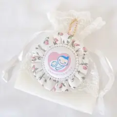 【即購入OK】マタニティマーク　両面　マタニティキーホルダー　マタニティロゼット