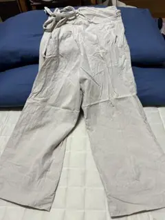 ディーホリック　DHOLIC ワイドパンツ　ズボン　ナチュラル　リボン