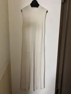 noble ノースリーブニットロングワンピース