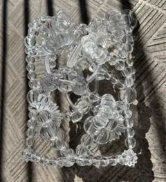 新品未開封satoko oishi ビーズ　スマホストラップ　ネックレス 受注生産】satokooishi / strap (clear) | JURK