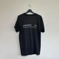 【90s】US古着 ブラック フェード 企業Tシャツ 黒 ホワイト M