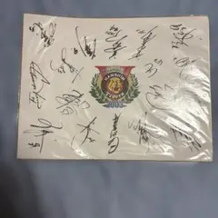 阪神タイガース 2003年 選手サイン色紙