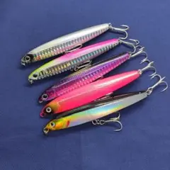 シンキングペンシル5色セット 青物 シーバス ヒラメ ルアー