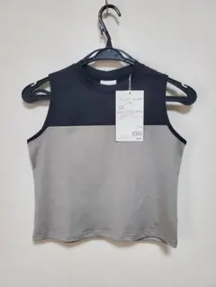 新品未使用 タグ付き バイカラー ノースリーブ Tシャツ キッズ