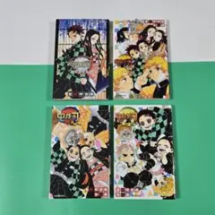 【美品】鬼滅の刃 鬼殺隊見聞録、しあわせの花、片羽の蝶、風の道しるべ　4冊セット