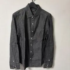 COMME CA MEN ダークグレー 長袖シャツ M