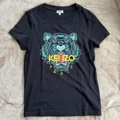 KENZO ブラック虎Tシャツ S