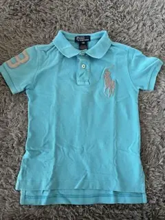 Polo by Ralph Lauren 水色ポロシャツ 110