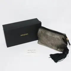 ヒロコ コシノ プルミエ ポーチ ブロンズ 箱付 HIROKO KOSHINO