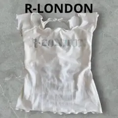 R-LONDON フリル袖キャミソール　白