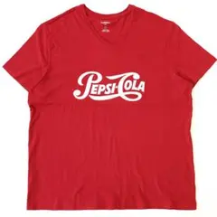 企業ロゴプリント半袖Tシャツ メンズXL ペプシコーラ アメリカ古着 ビンテージ