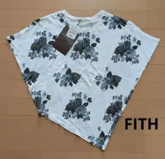 FITH フィス タグ付 アシンメトリー 花柄 カットソー 120-130 M